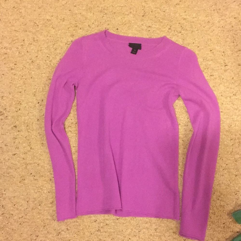 Fuscia wool sweater
